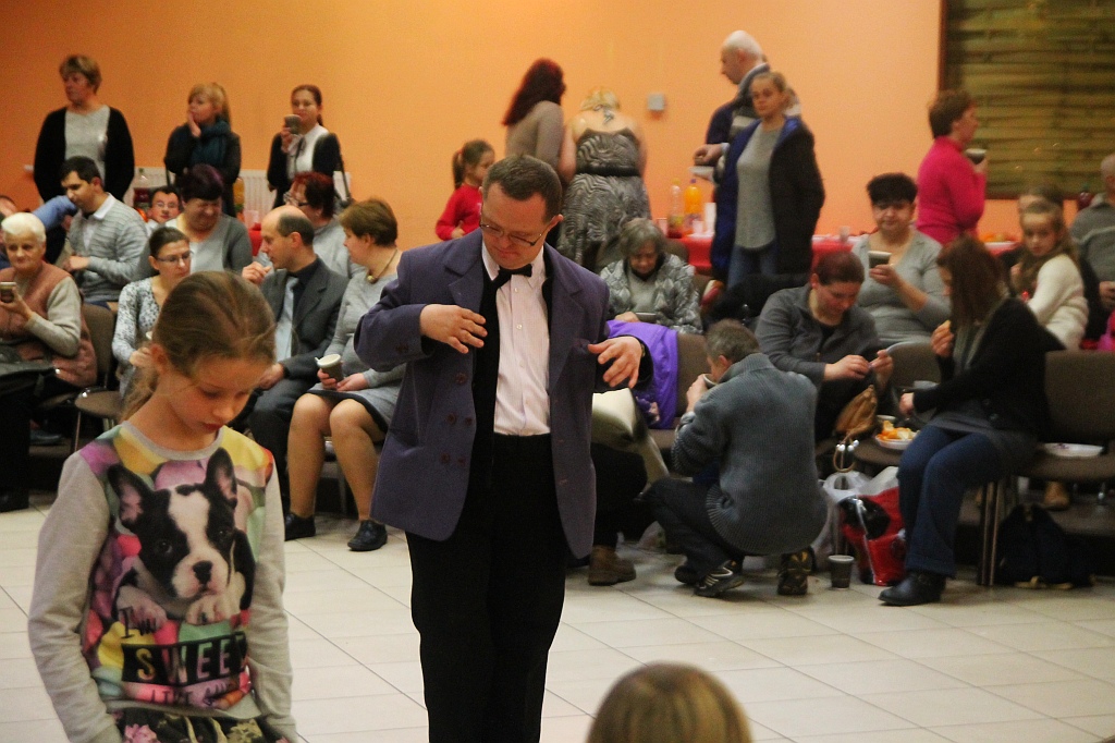 Spotkanie opłatkowe osób niepełnosprawnych w CS JP II

