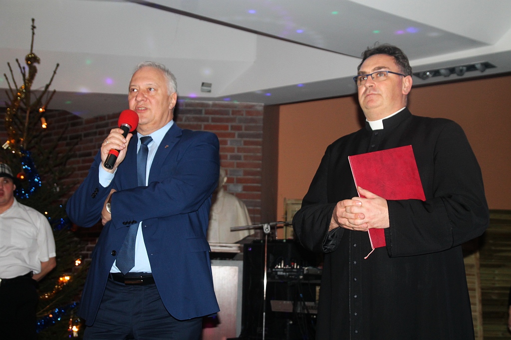 Spotkanie opłatkowe osób niepełnosprawnych w CS JP II
