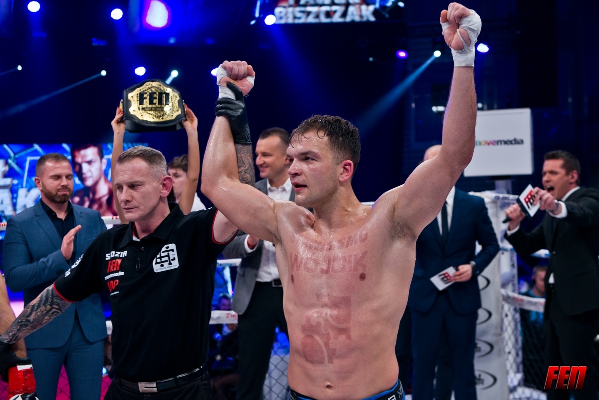 Paweł Biszczak nowym mistrzem Fight Exclusive Night!