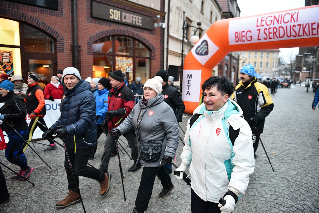 Kilkaset osób stanęło na starcie III Biegu z Serduszkiem
