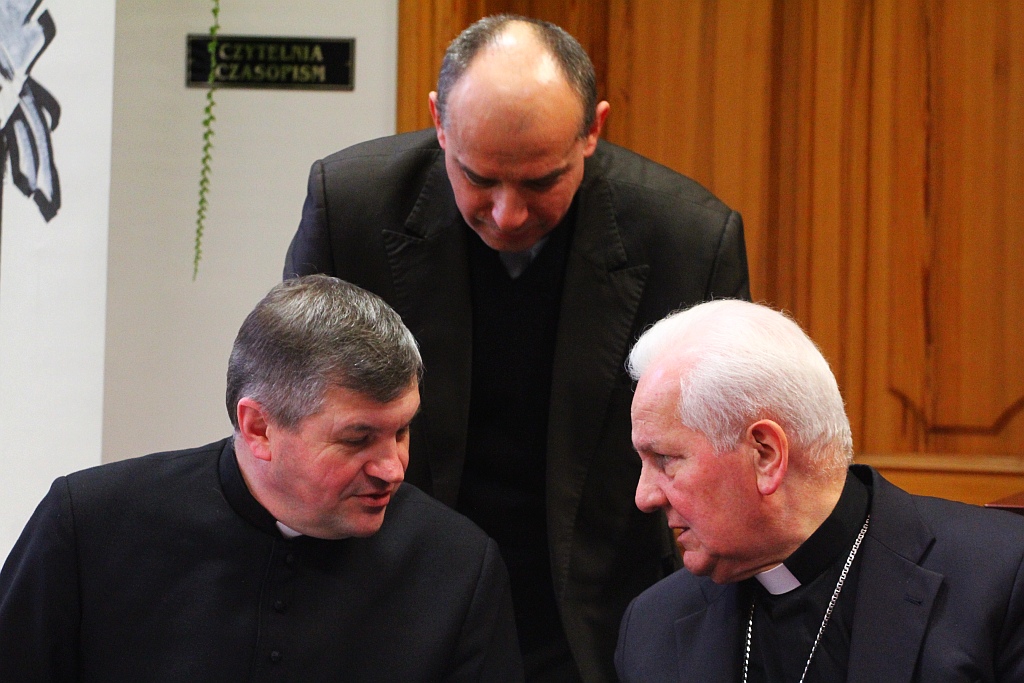 Biskup Komarica z wykładem w Wyższym Seminarium Duchownym