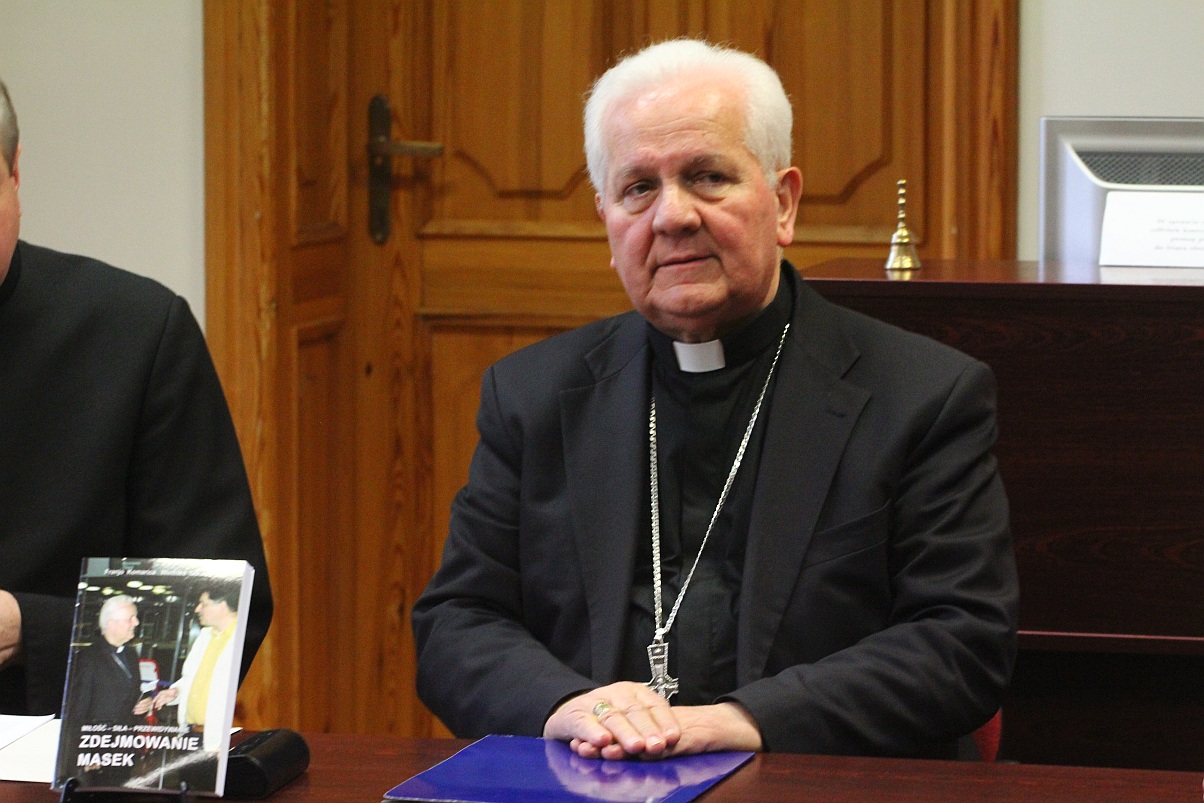 Biskup Komarica z wykładem w Wyższym Seminarium Duchownym