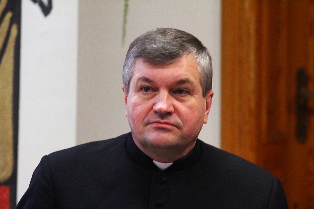 Biskup Komarica z wykładem w Wyższym Seminarium Duchownym