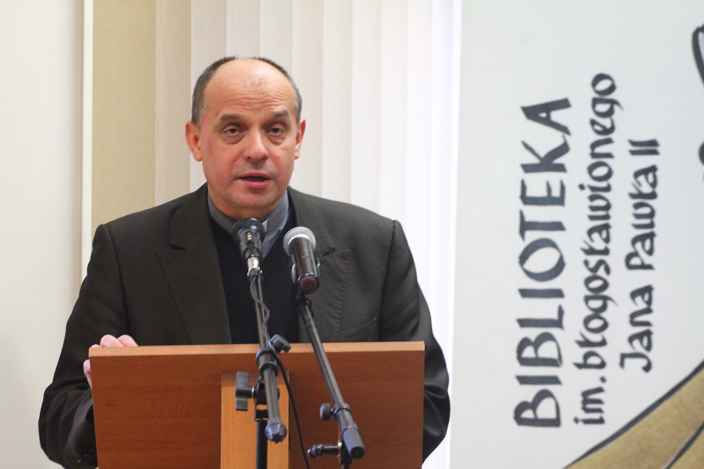 Biskup Komarica z wykładem w Wyższym Seminarium Duchownym