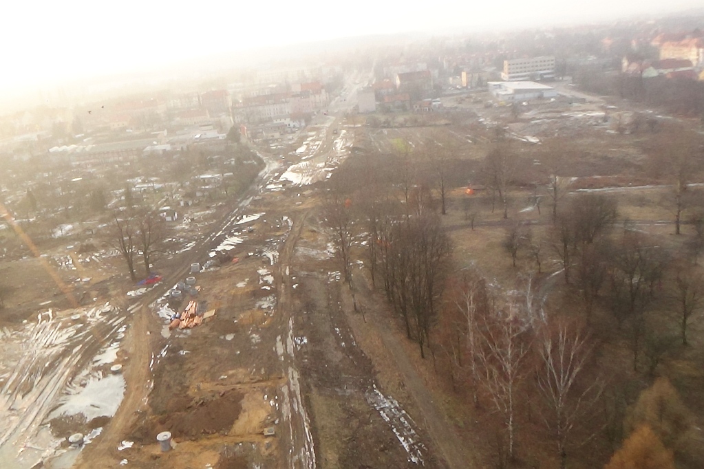 Zima nie sprzyja budowniczym Zbiorczej Drogi Południowej