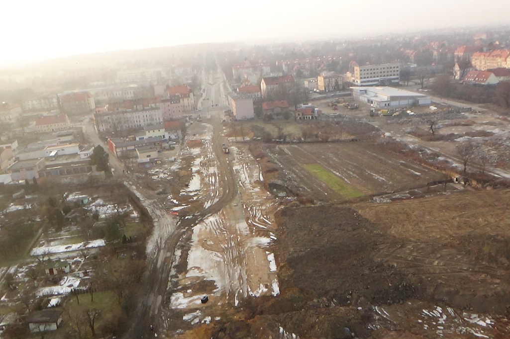 Zima nie sprzyja budowniczym Zbiorczej Drogi Południowej