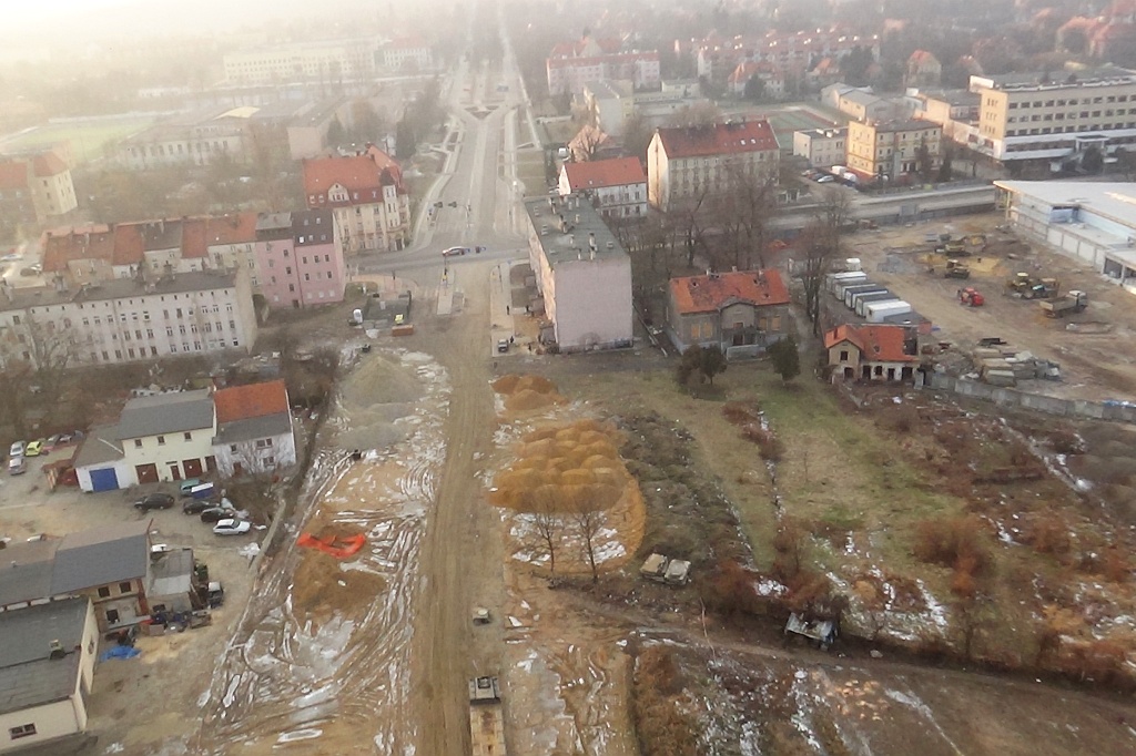 Zima nie sprzyja budowniczym Zbiorczej Drogi Południowej