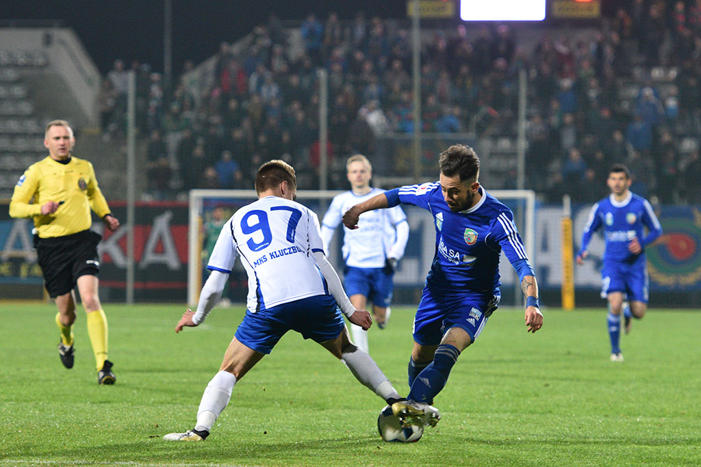 Piłkarze Miedzi Legnica wygrali pierwszy w tym roku ligowy mecz