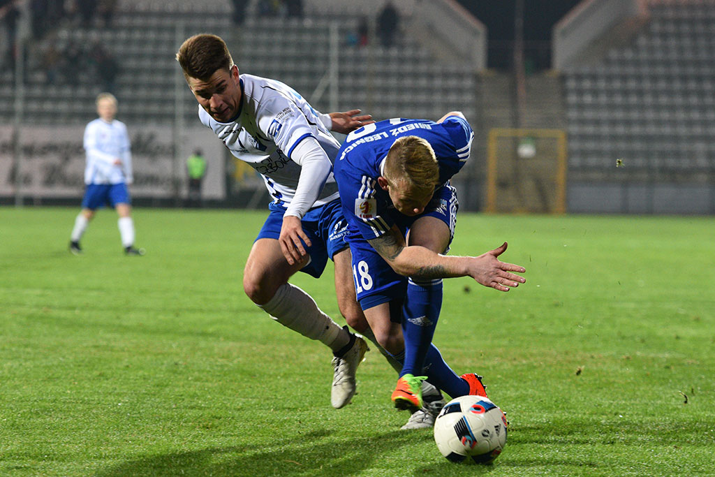 Piłkarze Miedzi Legnica wygrali pierwszy w tym roku ligowy mecz