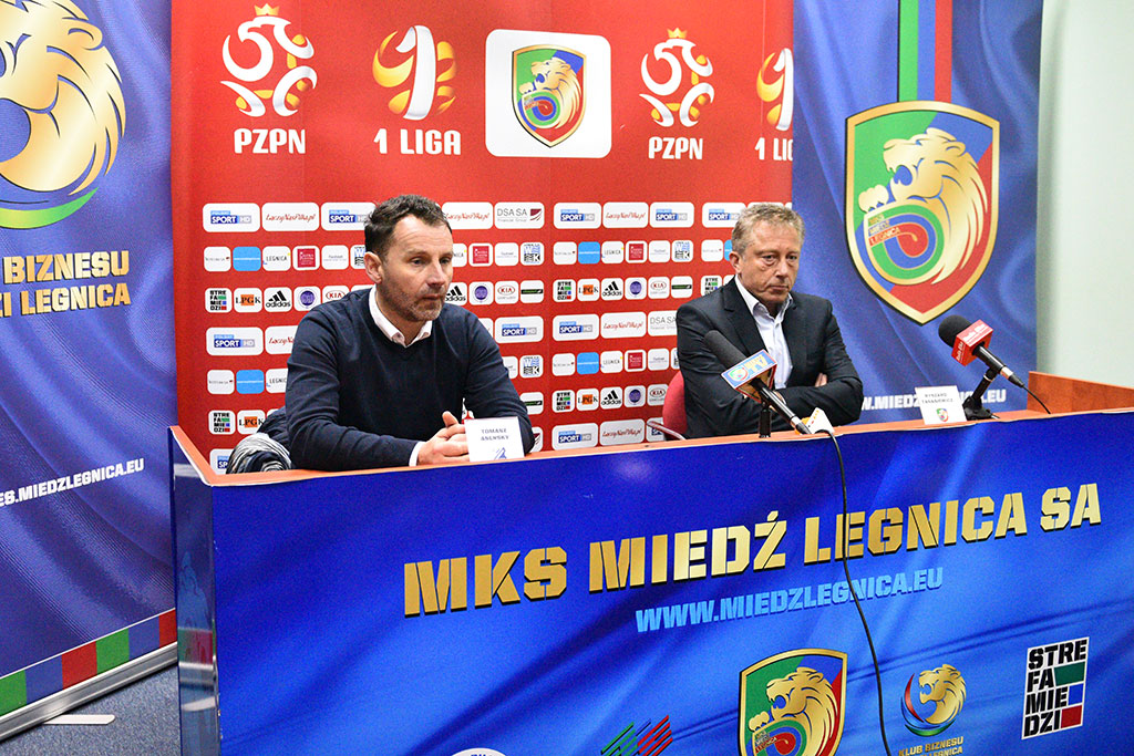 Piłkarze Miedzi Legnica wygrali pierwszy w tym roku ligowy mecz