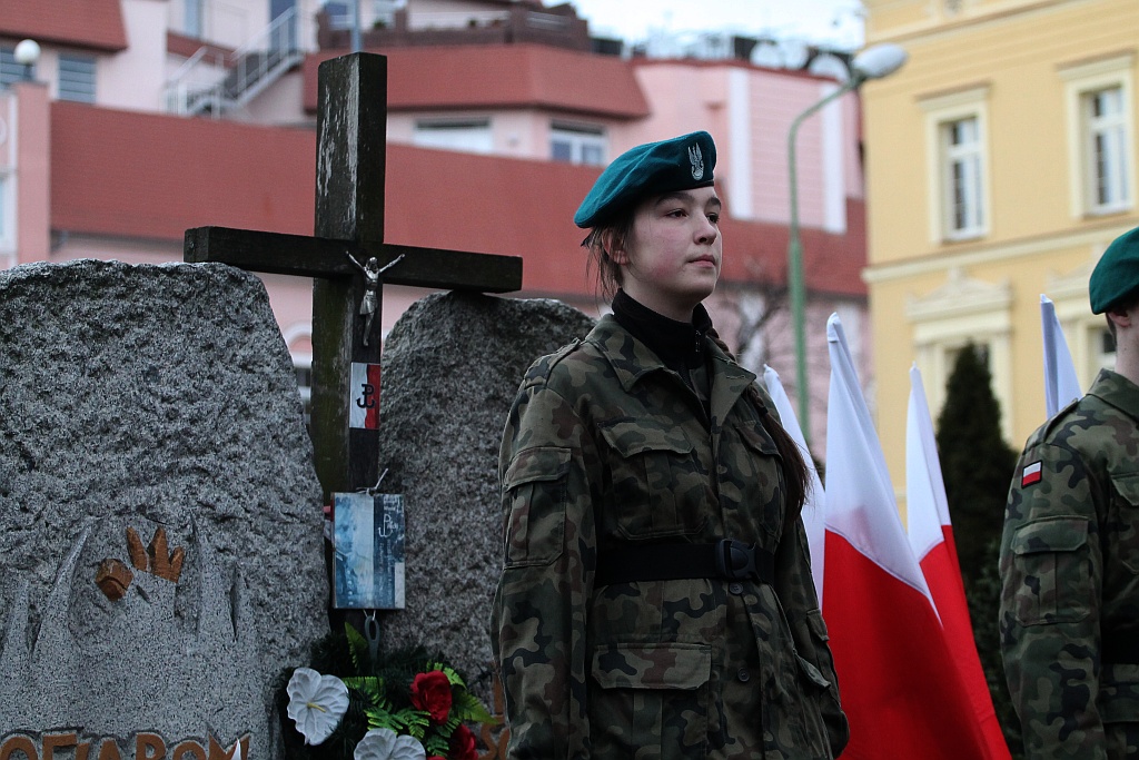 Oddali hołd Żołnierzom Wyklętym pod obeliskiem przy Muzealnej