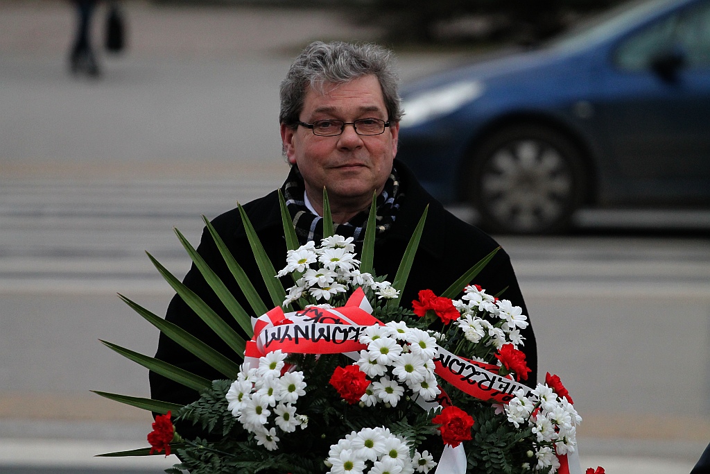 Oddali hołd Żołnierzom Wyklętym pod obeliskiem przy Muzealnej