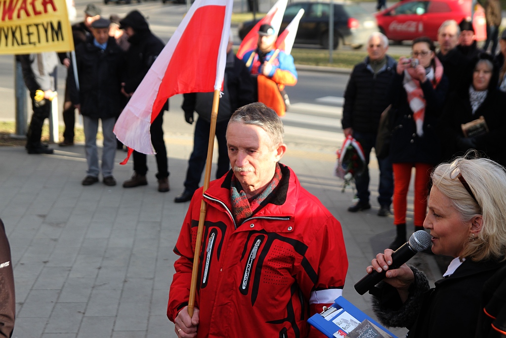 Oddali hołd Żołnierzom Wyklętym pod obeliskiem przy Muzealnej