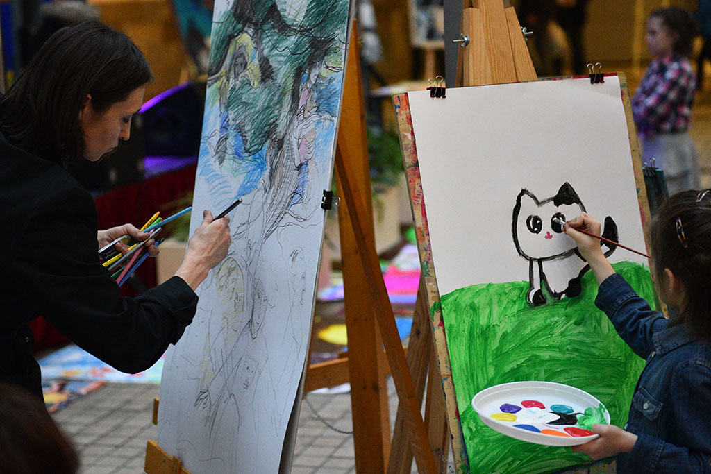 Event „Namaluj mój świat” odbył się w Galerii Piastów