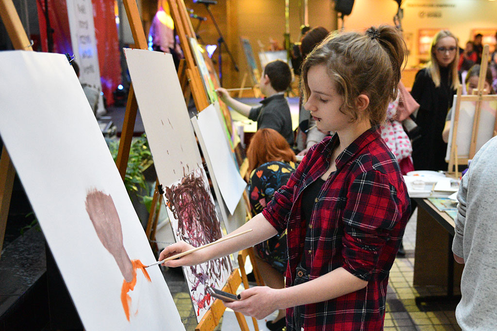 Event „Namaluj mój świat” odbył się w Galerii Piastów