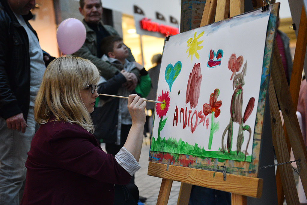 Event „Namaluj mój świat” odbył się w Galerii Piastów