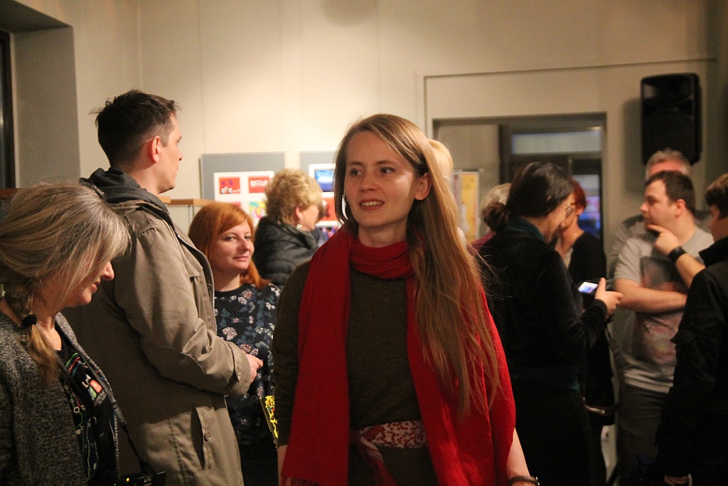 Wernisaż wystawy prac Marianny Oklejak w Galerii Satyrykon