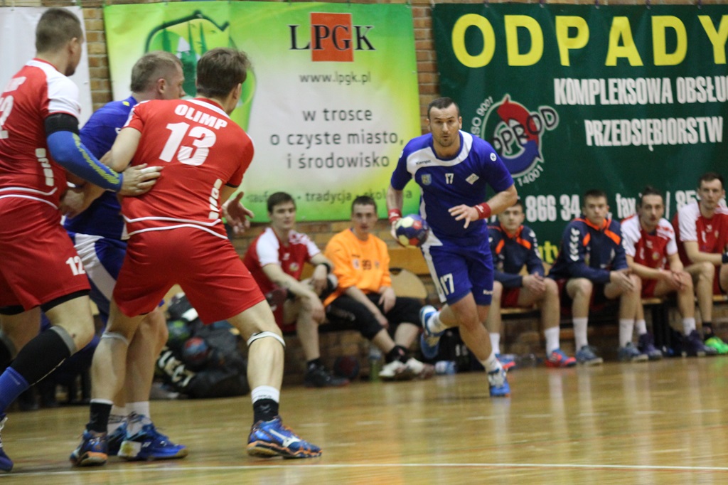 Piłkarze ręczni Siódemki Miedź Legnica lepsi od Olimpu Grodków