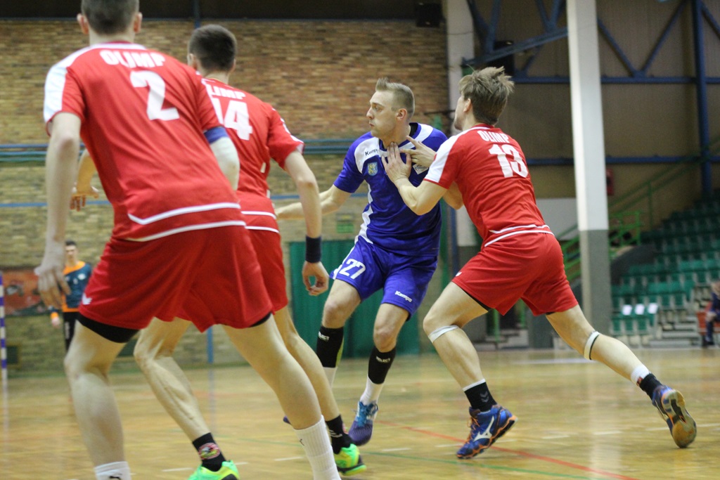 Piłkarze ręczni Siódemki Miedź Legnica lepsi od Olimpu Grodków