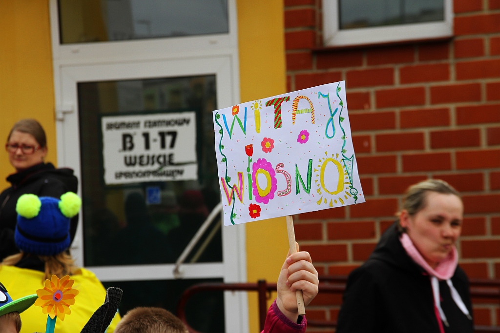 Uczniowie Zespołu Szkół Integracyjnych powitali wiosnę