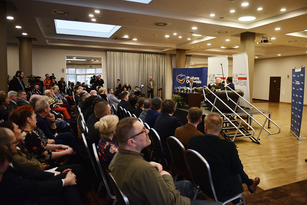 W Legnicy gościł Lech Wałęsa. W Milenium witała go pełna sala