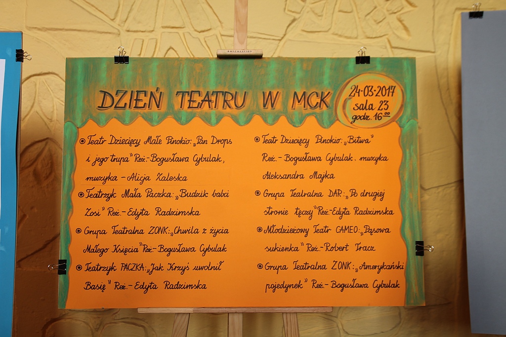Dzień Teatru w Młodzieżowym Centrum Kultury w Legnicy