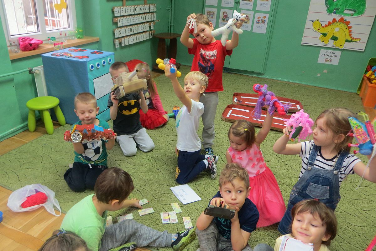 Dzień bez zabawek w Przedszkolu Niepublicznym Jedynka