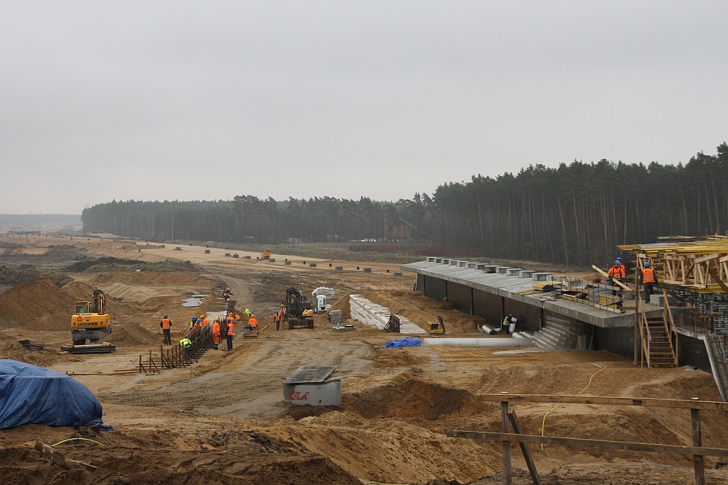 Trwa budowa drogi ekspresowej S3 od Polkowic do węzła z A4
