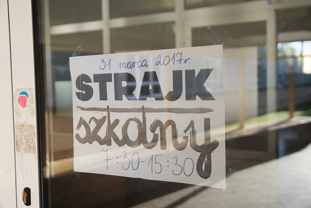 Legnickie szkoły w dzień strajku zorganizowanego przez ZNP