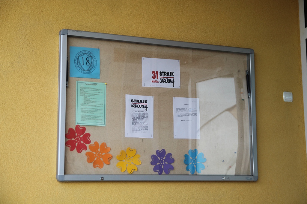 Legnickie szkoły w dzień strajku zorganizowanego przez ZNP