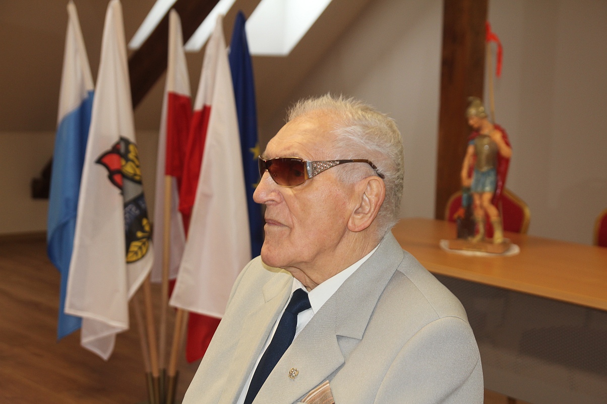 Uroczystość 95 urodzin st. ogn. w st. spoczynku Mariana Molędy
