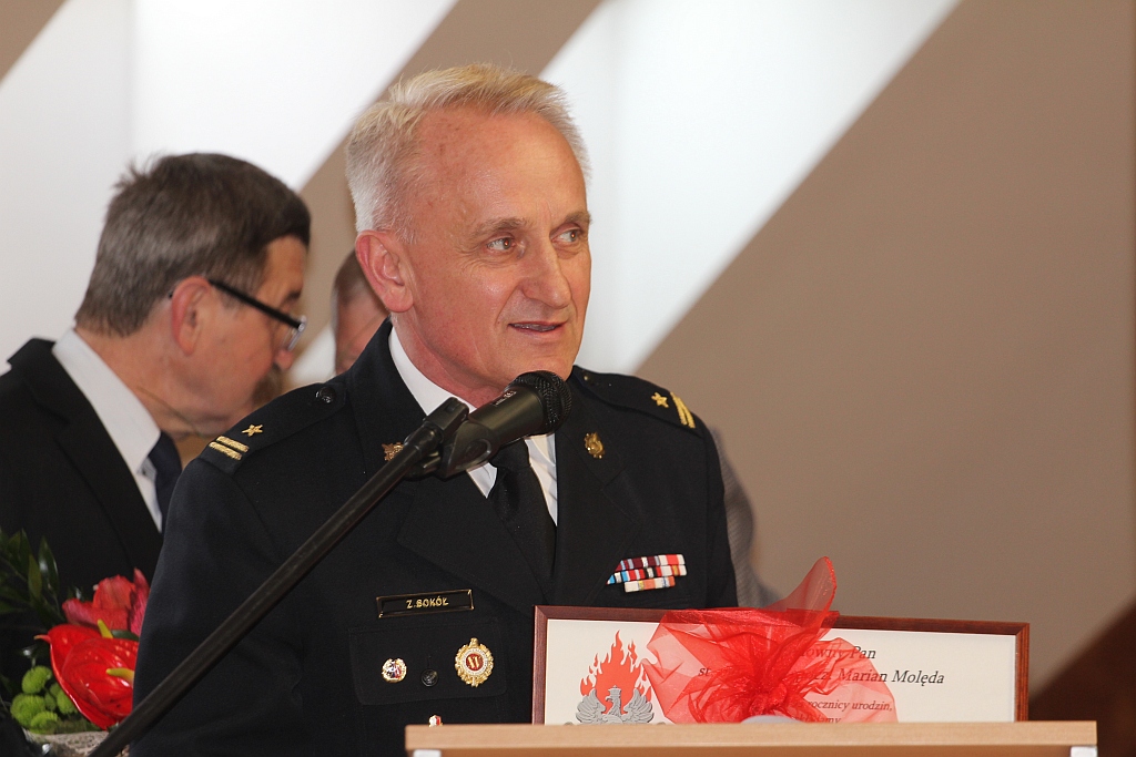 Uroczystość 95 urodzin st. ogn. w st. spoczynku Mariana Molędy