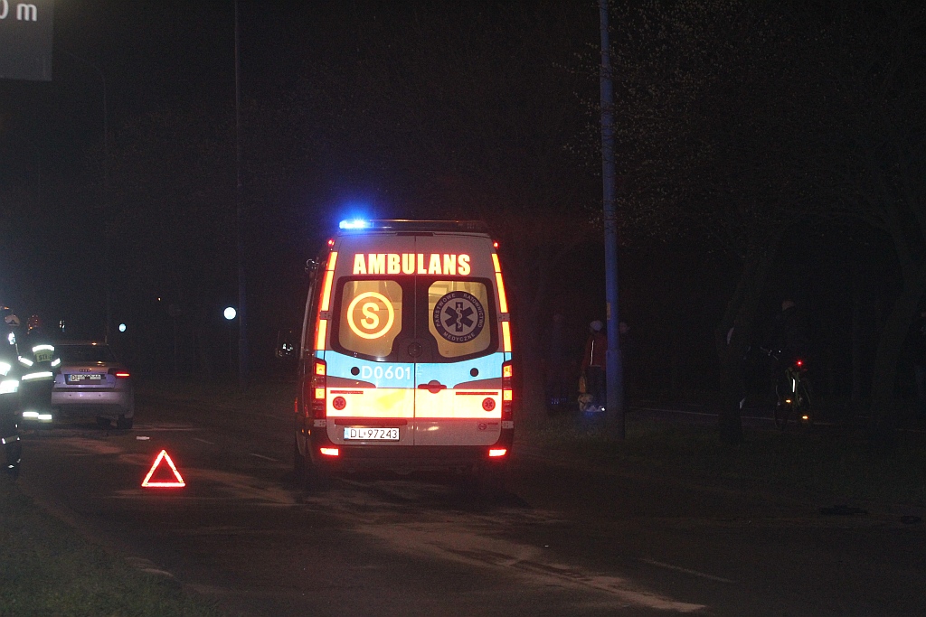 Jedna osoba została ranna w wypadku na ulicy Piłsudskiego