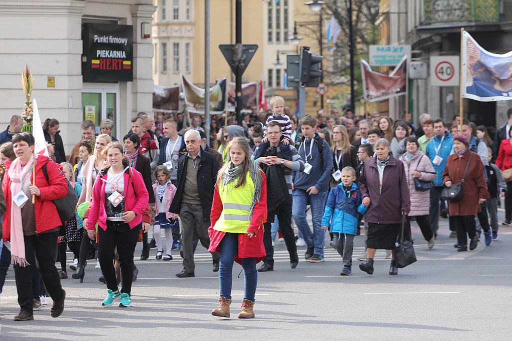 Blisko 2 tys. wiernych przeszło w Marszu dla Życia i Rodziny