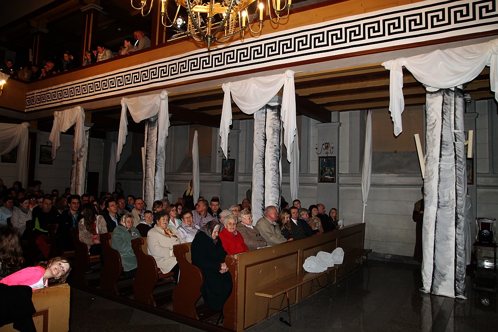 Misterium Pasyjne wystawione w kościele w Koskowicach