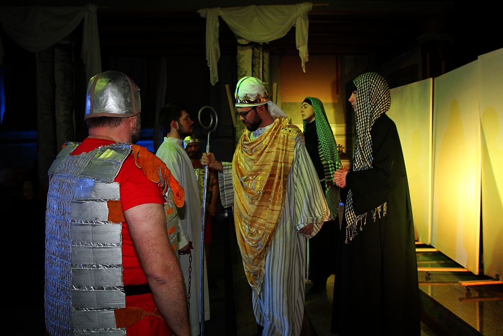 Misterium Pasyjne wystawione w kościele w Koskowicach