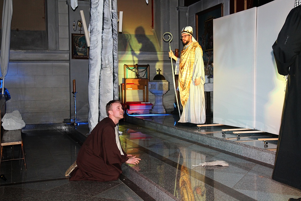 Misterium Pasyjne wystawione w kościele w Koskowicach
