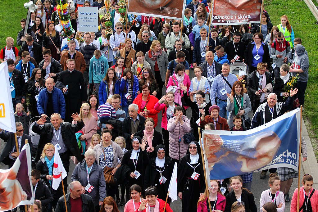 Blisko 2 tys. wiernych przeszło w Marszu dla Życia i Rodziny