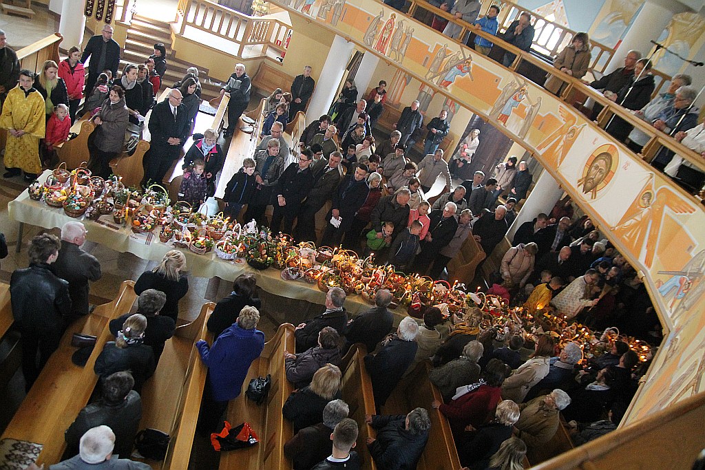 Legniccy grekokatolicy poświęcili pokarmy wielkanocne