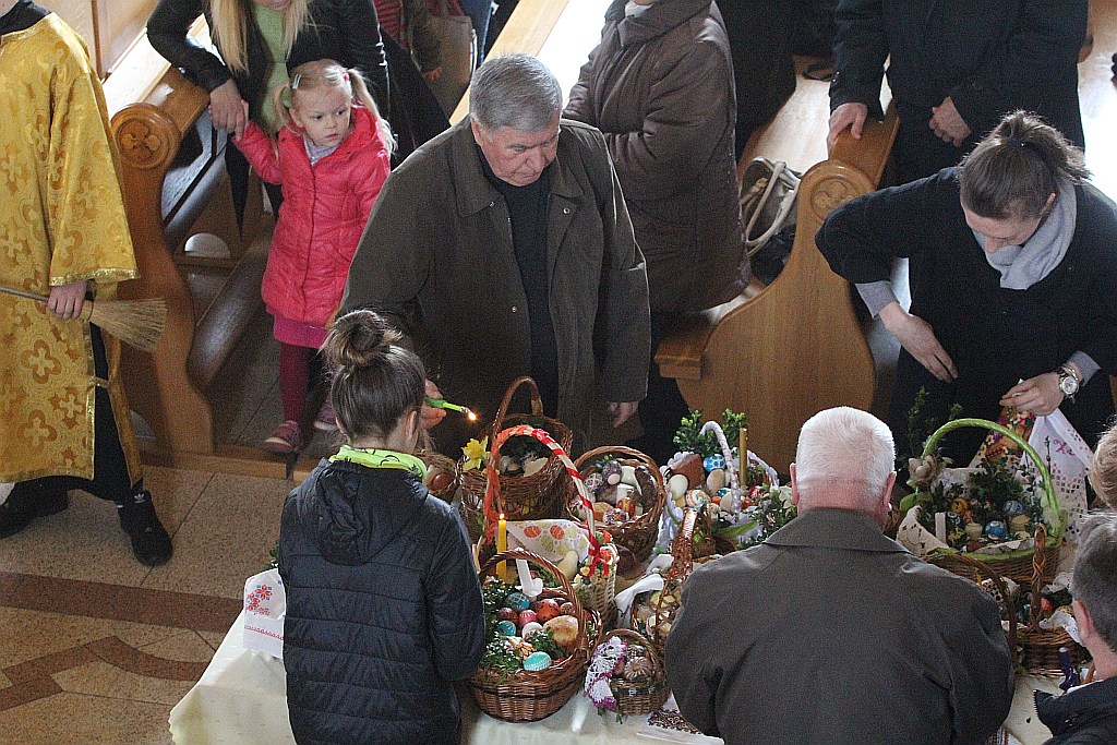 Legniccy grekokatolicy poświęcili pokarmy wielkanocne