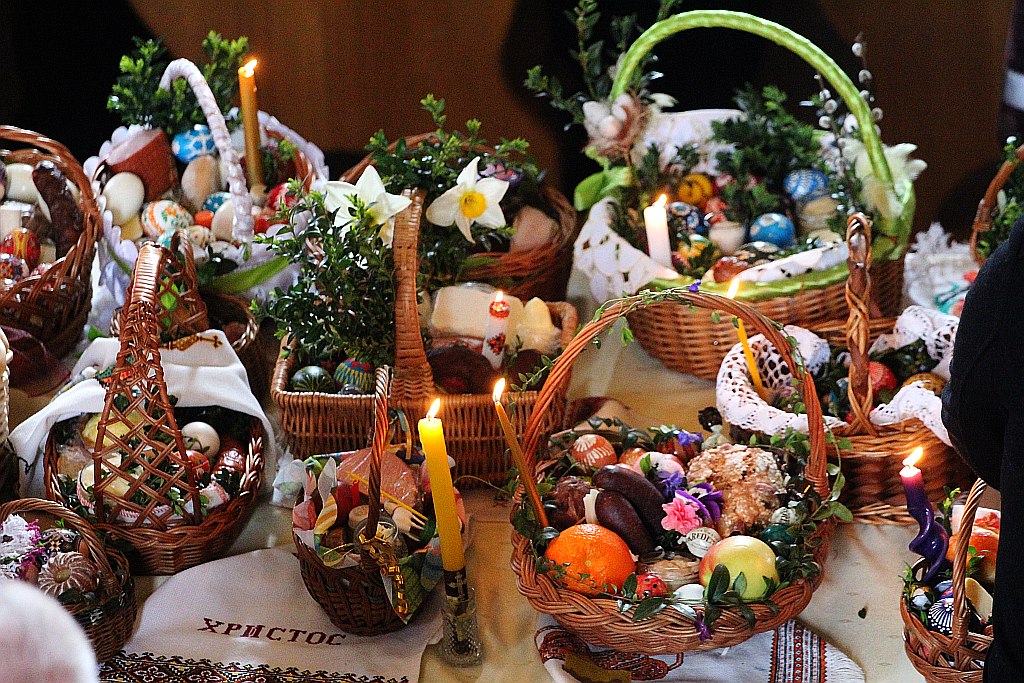 Legniccy grekokatolicy poświęcili pokarmy wielkanocne