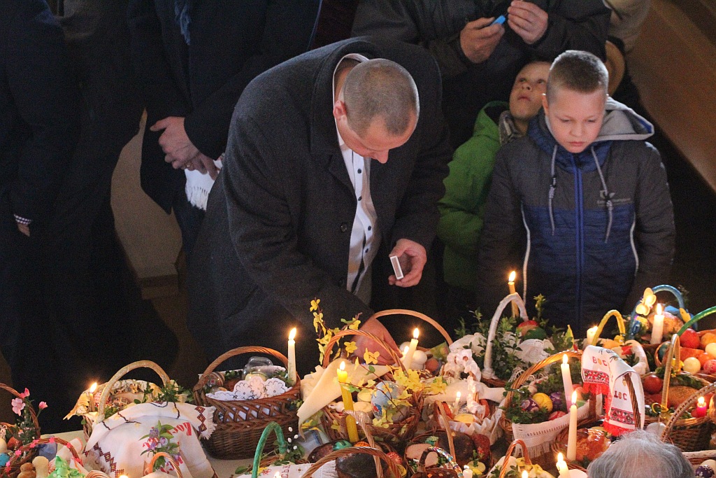 Legniccy grekokatolicy poświęcili pokarmy wielkanocne