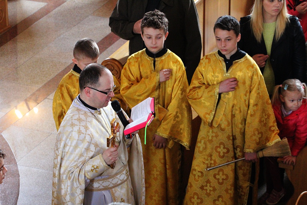 Legniccy grekokatolicy poświęcili pokarmy wielkanocne