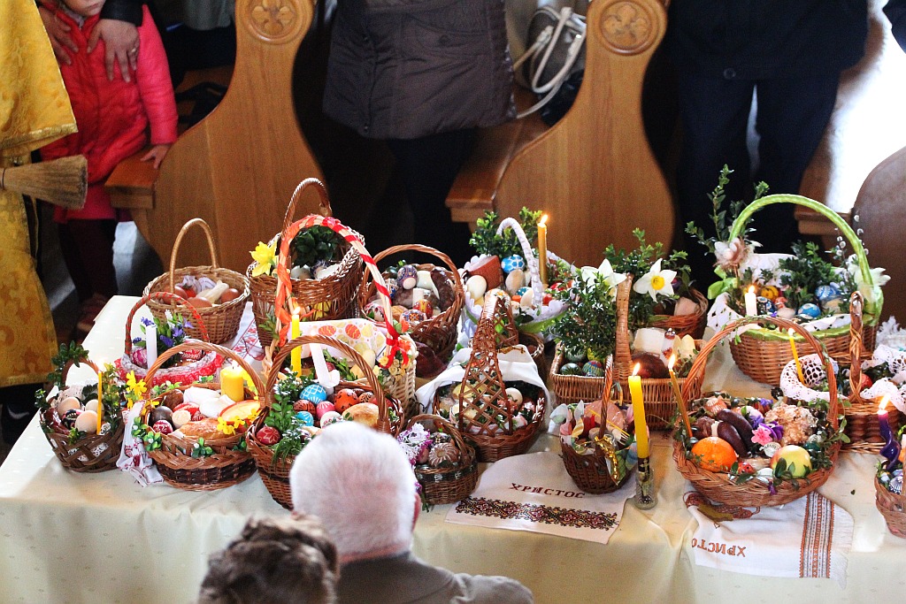Legniccy grekokatolicy poświęcili pokarmy wielkanocne