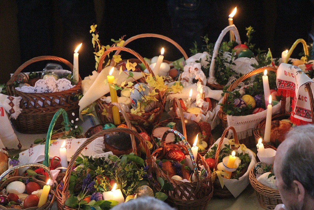 Legniccy grekokatolicy poświęcili pokarmy wielkanocne