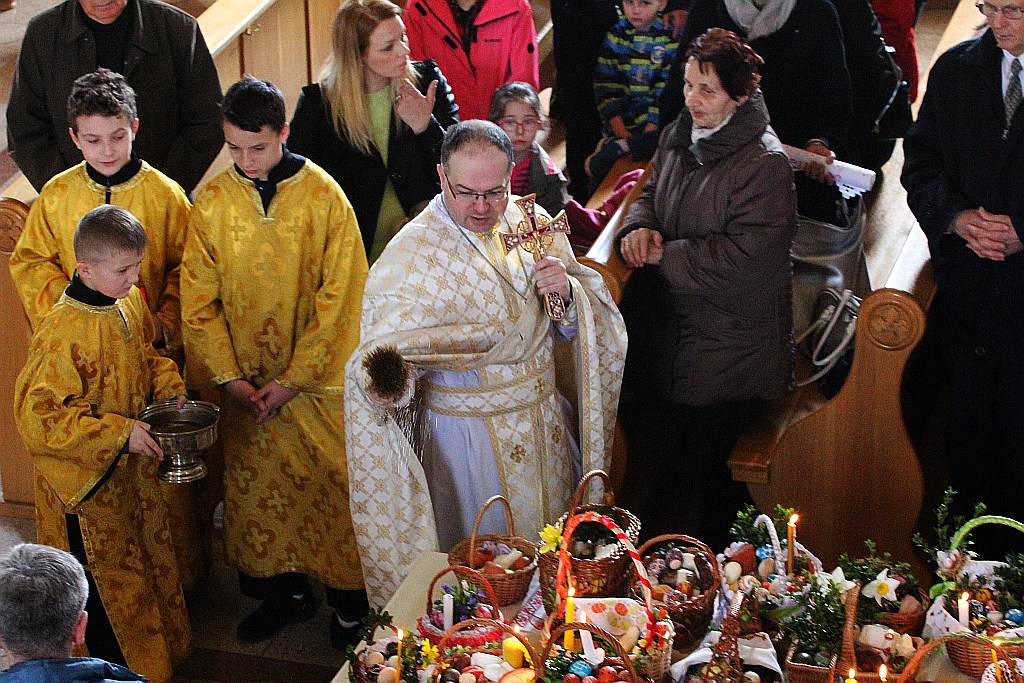 Legniccy grekokatolicy poświęcili pokarmy wielkanocne