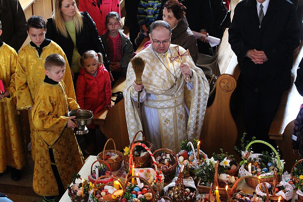 Legniccy grekokatolicy poświęcili pokarmy wielkanocne