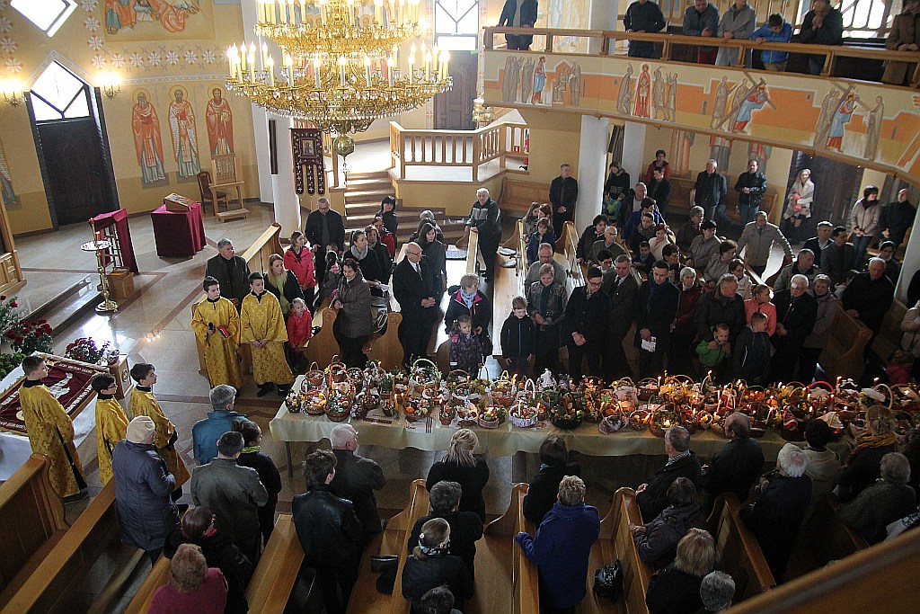 Legniccy grekokatolicy poświęcili pokarmy wielkanocne