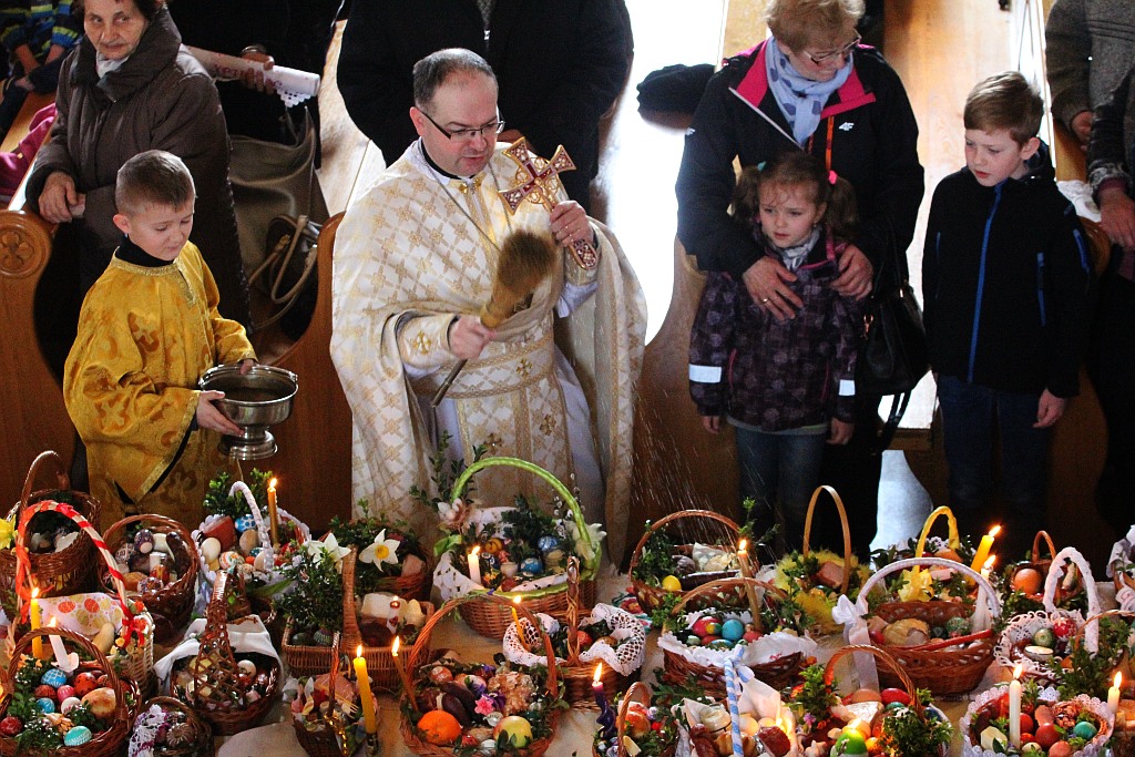 Legniccy grekokatolicy poświęcili pokarmy wielkanocne