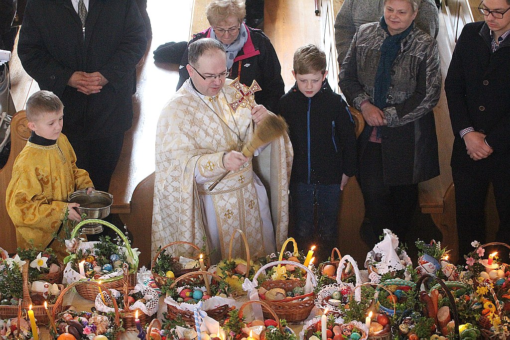 Legniccy grekokatolicy poświęcili pokarmy wielkanocne